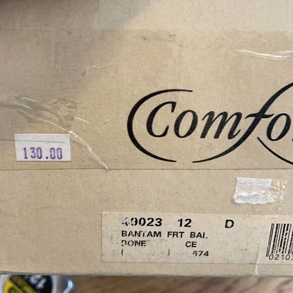 FLORSHEIM DARK CREAM COLORED LEATHER SNEAK… - Picture 5 of 9